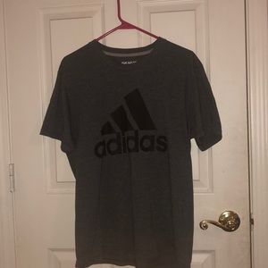 Large dark grey adidas performance Tee